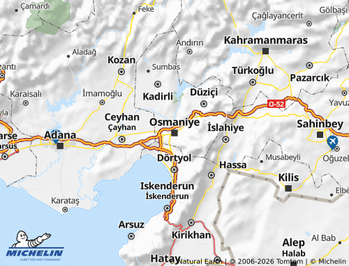 Kaart MICHELIN Osmaniye - ViaMichelin