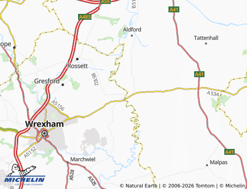 MICHELIN Holt map - ViaMichelin