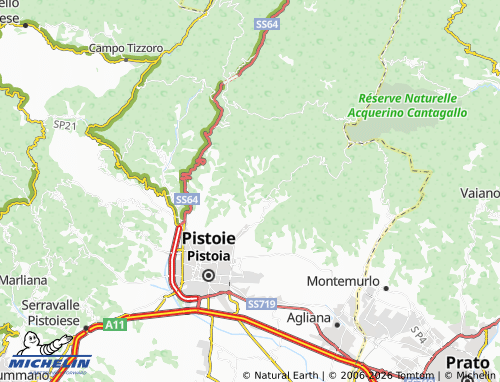 MICHELIN Cignano map - ViaMichelin