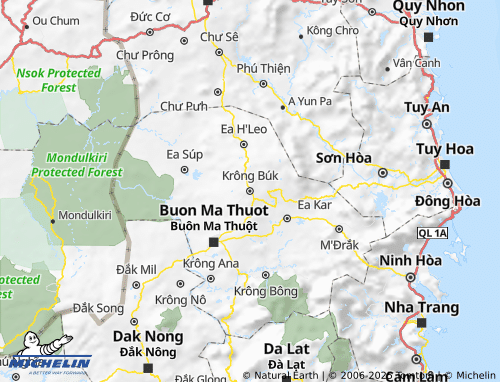 MICHELIN Krông Búk map - ViaMichelin