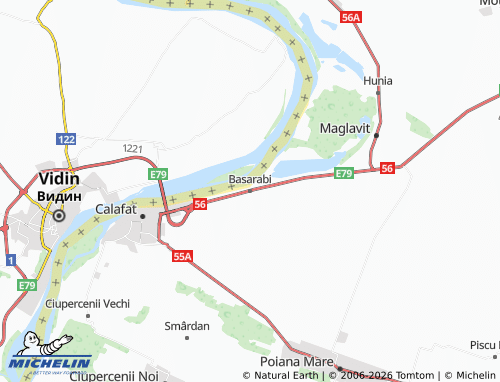 MICHELIN-Landkarte Basarabi - ViaMichelin