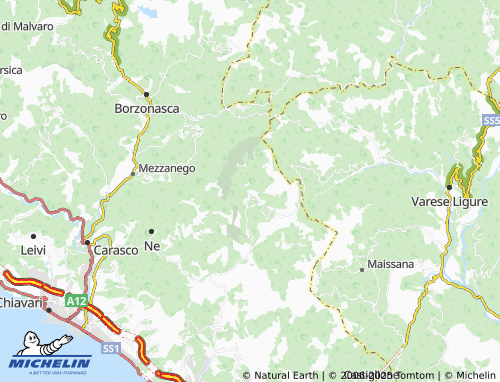MICHELIN Reppia map - ViaMichelin