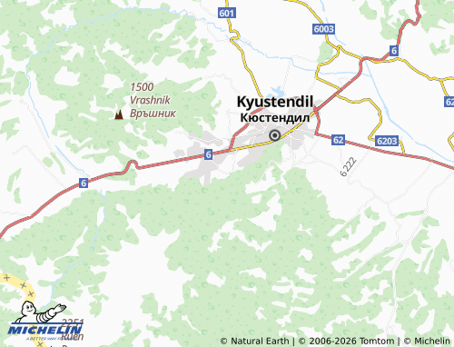 MICHELIN Gramazhdano map - ViaMichelin