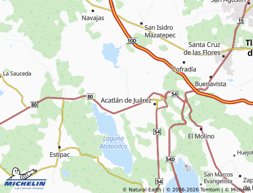 Mapa MICHELIN Fidel Velázquez I - ViaMichelin