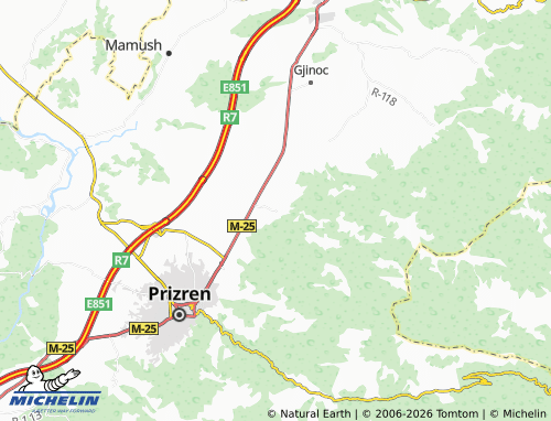 Carte MICHELIN Korishë - ViaMichelin