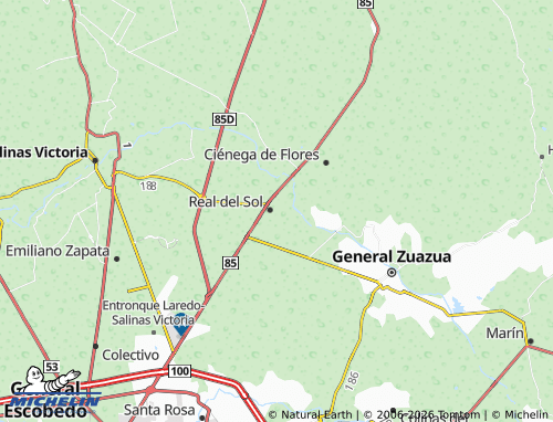 Mappa MICHELIN Real del Sol Tercer Sector - ViaMichelin