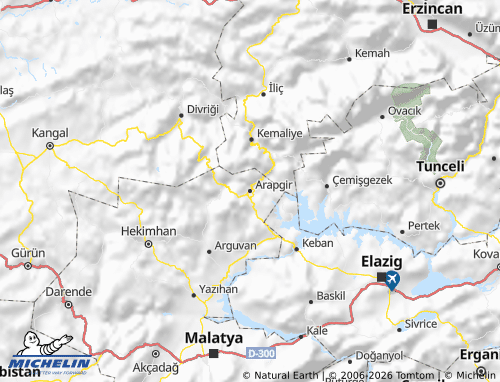 Mappa MICHELIN Arapgir - ViaMichelin