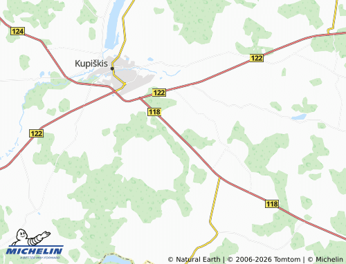 Mapa MICHELIN Šepeta - ViaMichelin