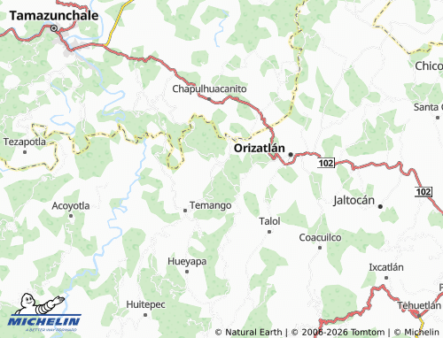 MICHELIN Achiyotl map - ViaMichelin