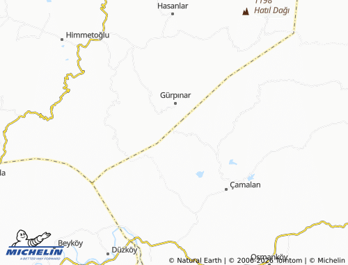 MICHELIN Nebioğlu map - ViaMichelin