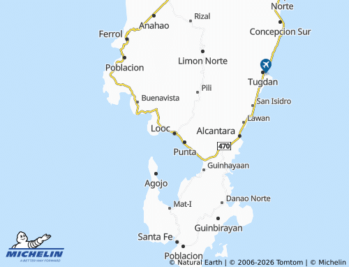 Mapa MICHELIN Looc - ViaMichelin