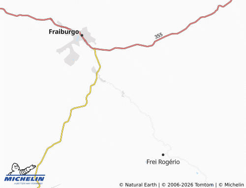 Carte MICHELIN Faxinal dos Carvalhos - ViaMichelin