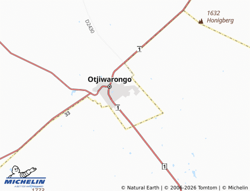 Mappa MICHELIN Orwetoveni Extension 7 - ViaMichelin
