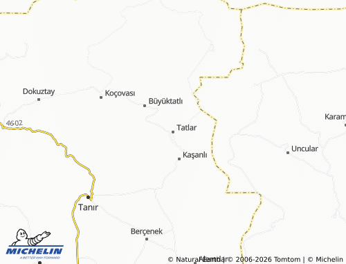 Mappa MICHELIN Tatlar - ViaMichelin
