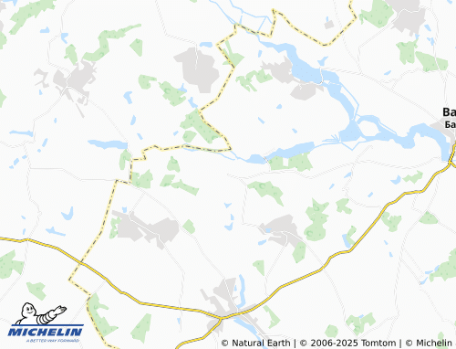MICHELIN Kozarivka map - ViaMichelin