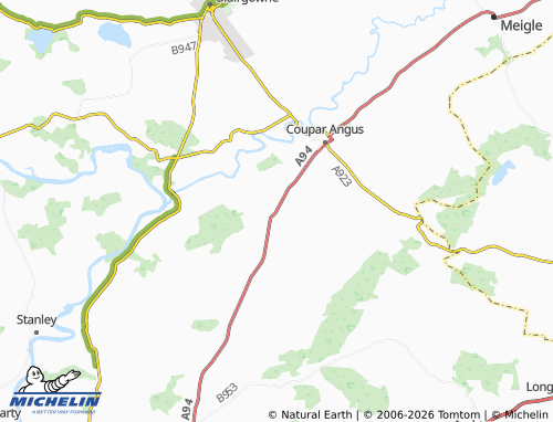 Mappa MICHELIN Woodside - ViaMichelin