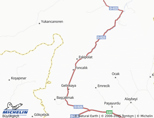 MICHELIN-Landkarte Eskipolat - ViaMichelin