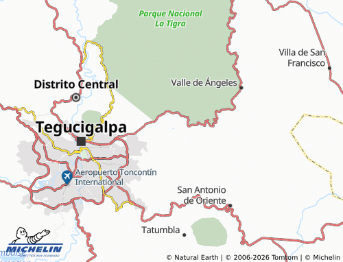 Mappa MICHELIN Santa Lucía - ViaMichelin