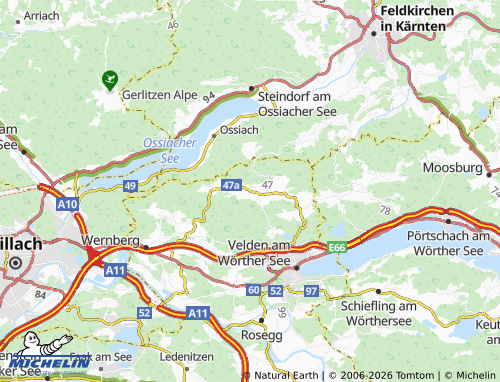 Mapa MICHELIN Köstenberg - ViaMichelin