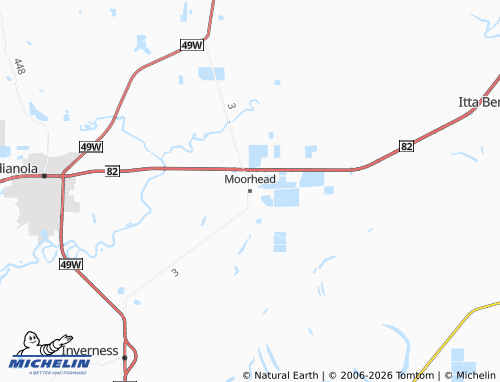 Mapa MICHELIN Moorhead - ViaMichelin