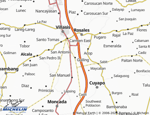 MICHELIN Guiling map - ViaMichelin