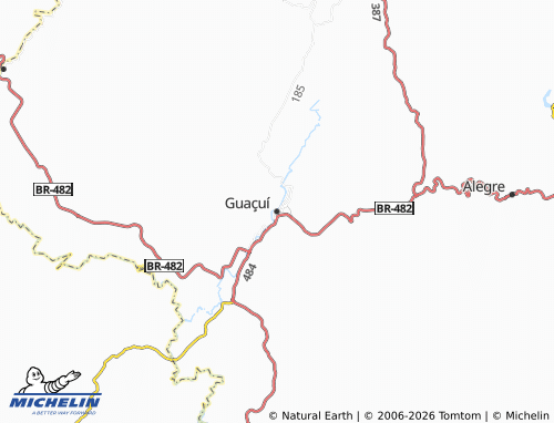 MICHELIN Guaçuí map - ViaMichelin