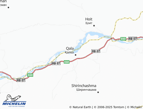 MICHELIN Munavvar Shogadoev map - ViaMichelin