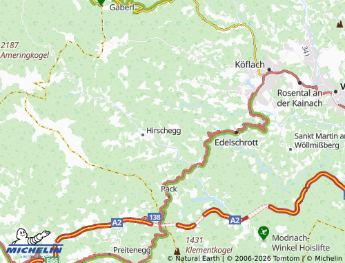 MICHELIN Kreuzberg map - ViaMichelin