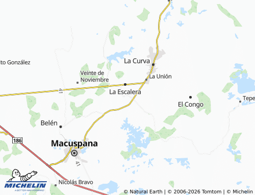 MICHELIN El Cocal map - ViaMichelin