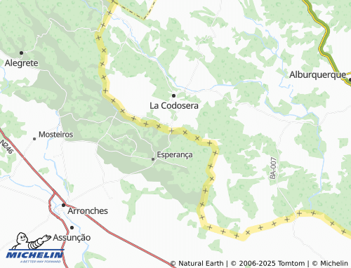 MICHELIN Várzea Grande map - ViaMichelin