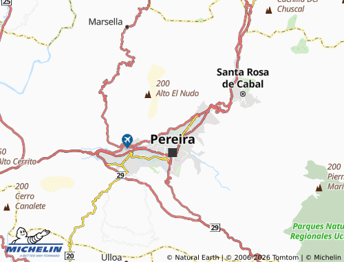 Mappa MICHELIN Los Guaduales - ViaMichelin
