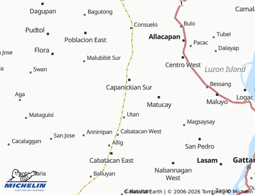 MICHELIN Nagattatan map - ViaMichelin