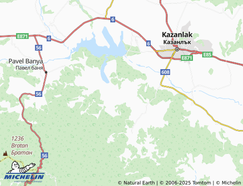 MICHELIN Gorno Cherkovishte map - ViaMichelin