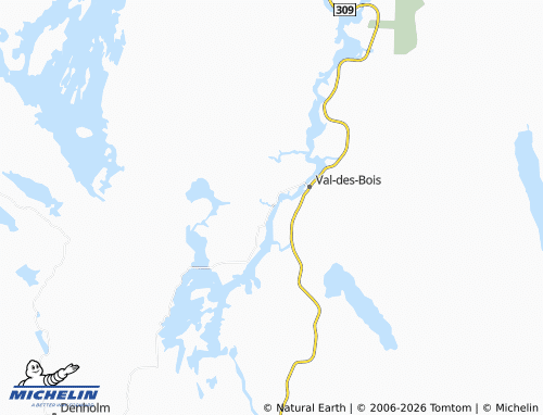 MICHELIN-Landkarte Bowman - ViaMichelin