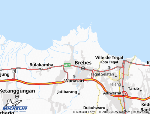 MICHELIN-Landkarte Tengki - ViaMichelin