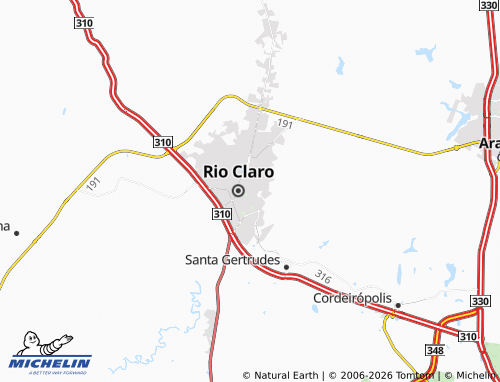 Mapa MICHELIN Cidade Nova - ViaMichelin