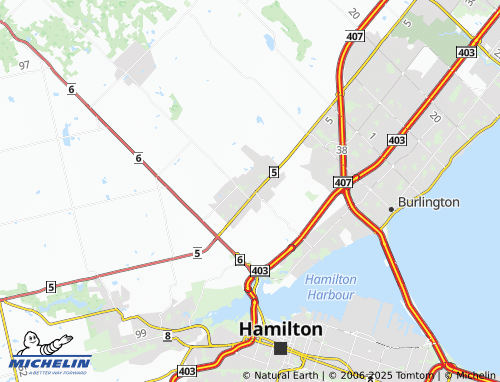 MICHELIN Waterdown map - ViaMichelin