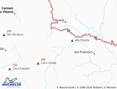 MICHELIN Morros map - ViaMichelin