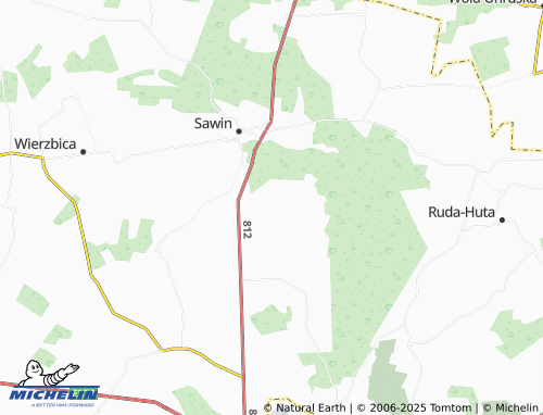 MICHELIN Sajczyce map - ViaMichelin