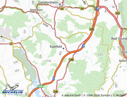 MICHELIN Kalefeld map - ViaMichelin