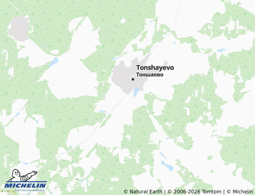 MICHELIN-Landkarte Maloye Tonshayevo - ViaMichelin