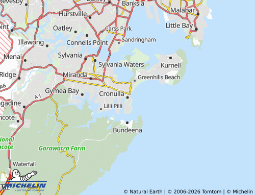 Mapa MICHELIN Cronulla - ViaMichelin