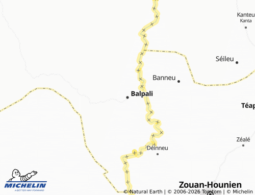 Mapa MICHELIN Balpali - ViaMichelin
