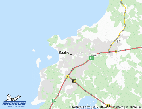 Carte MICHELIN Raahe - ViaMichelin