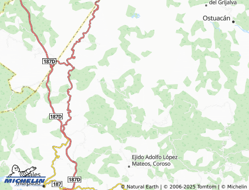 MICHELIN Ejido Esperanza de Los Pobres map - ViaMichelin