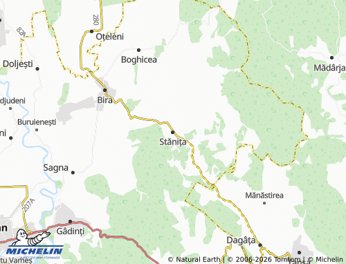 Mappa MICHELIN Stănița - ViaMichelin