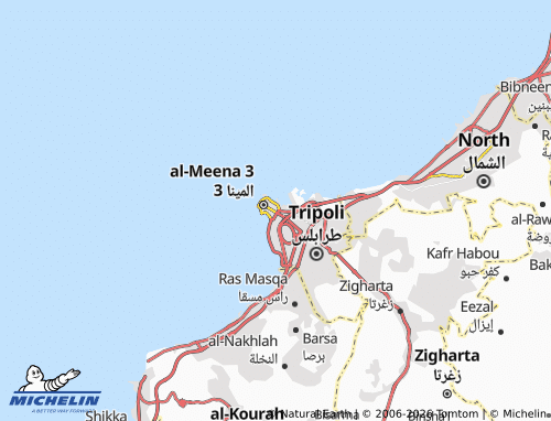 Mapa MICHELIN al-Meena 1 - ViaMichelin