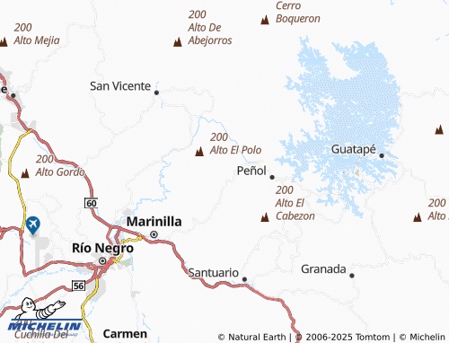 MICHELIN El Rosario map - ViaMichelin