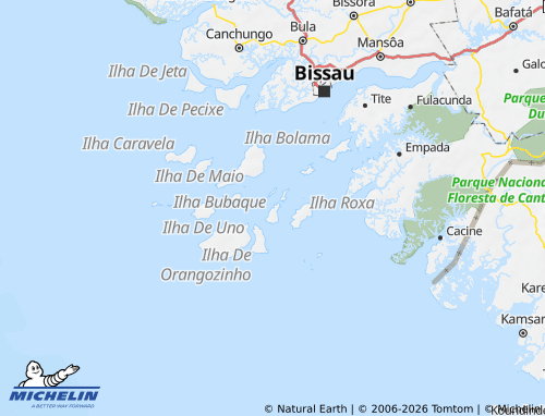 Mapa MICHELIN Bubaque - ViaMichelin