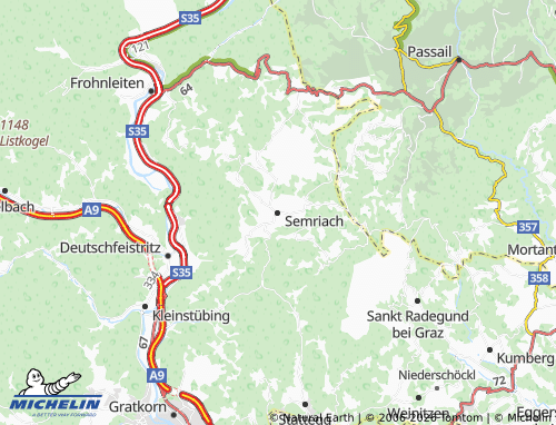 MICHELIN Semriach map - ViaMichelin